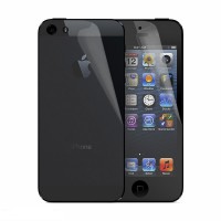 PELLICOLA PER APPLE IPHONE 5     1KIT DA 3PZ  (1FRONTE+1RETRO+1PANNO)